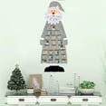 thumbnail image 7 of NOGIS Santa Christmas Advent Calendar 2022, 3.75ft Felt Hanging Advent Countdown Calendar with 24 Pockets for Xmas Holiday Home Decoration Gift, Reusable Countdown to Christmas,Gray, 7 of 7