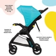 thumbnail image 2 of Carriola Sistema de Viaje Safety 1st Smooth Ride Turquesa, 2 of 10