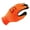 Hi-Vis Orange, variant on Better Grip?? Ultra Thin Sandy Latex Coated Gloves - S / Black / 4 Pairs