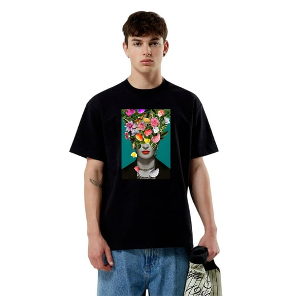 Frida Kahlo Beautiful Flowers Feminist Mexican Art T-Shirt, for men & women, up to size 5XL