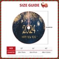 thumbnail image 4 of Kll Happy New Year 2024 Christmas Tree Skirt 48",Party Decorations Farmhouse For Christmas Decorations Holiday Party, 4 of 8