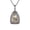 Pig, variant on Men's Chinese Zodiac Pendant Necklace Stainless Steel Retro Jewelry with Chain for Birthday Anniversary Rat