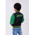 thumbnail image 3 of John Deere Tractor Varsity Zip Up Bomber Jacket Toddler to Little Kid, 3 of 5