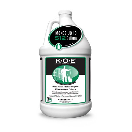 UPC: 0740379501288 | Thornell KOE Kennel Odor Eliminator Concentrate  Odor Eliminator for Strong Odors  Great for Cages  Runs  Floors & More  Pet Odor Eliminator for Home & Kennel w/Safe  Non-Enzymatic Formula  128 oz