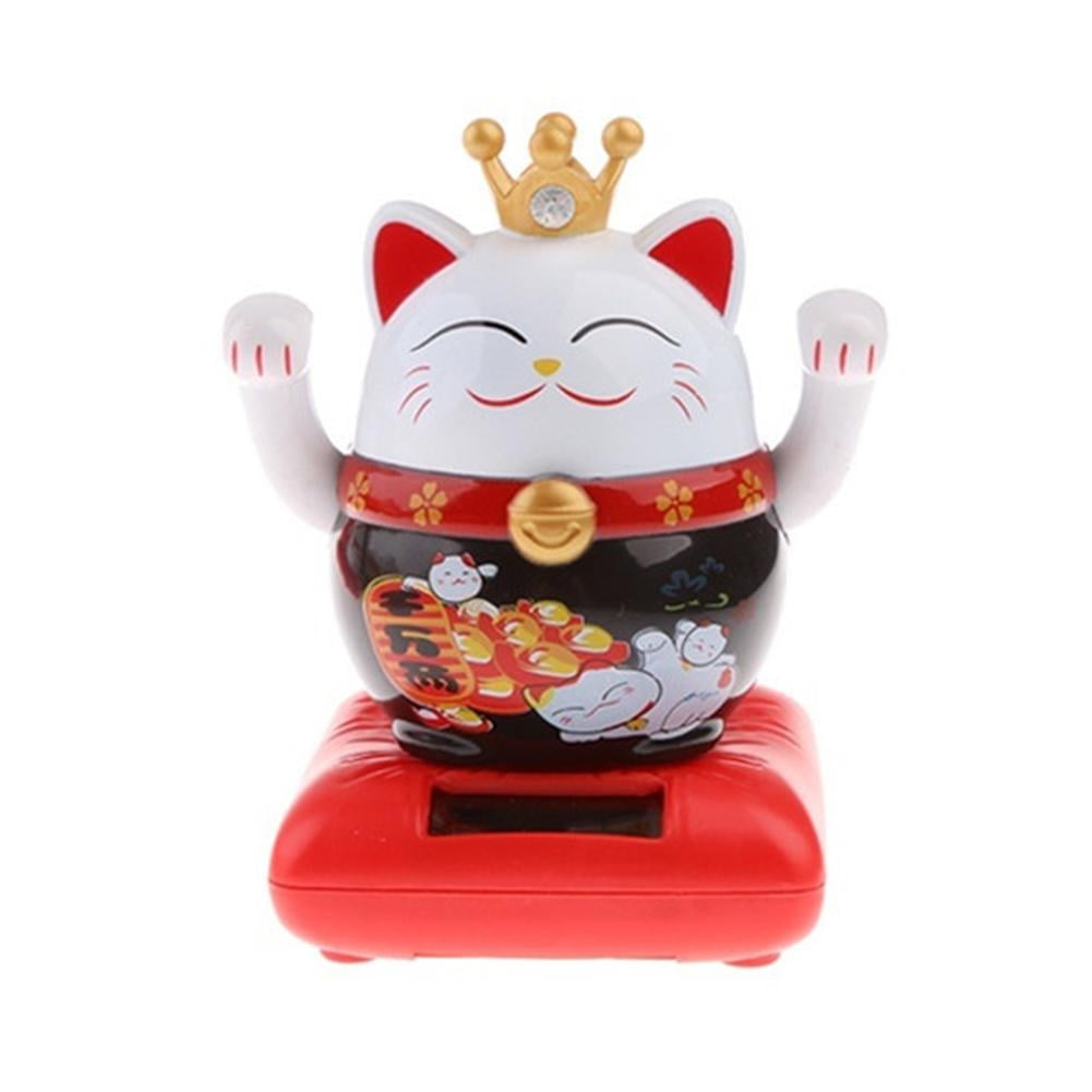 Solar Dancing Toy Lucky Dog Cat Swinging Bobble Dancer Toy Car Home Decor 