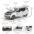 thumbnail image 4 of (Boîte en Mousse) simulation 1 à 24 Range Rover SV2022 Modèle de Voiture SUV en Alliage Décoration, 4 of 5