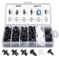 thumbnail image 2 of 100pcs Car Fastener Clip 6 Size Mixed Car Body Push Retainer Pin Rivet Bumper Door Trim Panel Retainer Auto Fastener Kit, 2 of 5