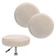thumbnail image 1 of Uxcell 2-Pack Fundas Redondas para Taburetes de Bar, para Cojín de Taburete Lavable de 12-14 Pulgadas con Bandas Elásticas [Marrón Lona], 1 of 7