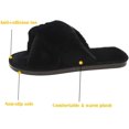 thumbnail image 3 of HSHDLDF Womens Soft Plush Fuzzy Slippers Open Toe Warm Comfy Indoor Outdoor Shoes, 3 of 7