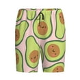 thumbnail image 4 of Easygdp Cute Avocado Men's Short Pajama Pants, Sleep Shorts, Household Pants, Casual Pants with Pockets - Small, 4 of 9