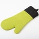 thumbnail image 1 of 1 par de guantes suaves antideslizantes para horno, resistentes al calor 500 grados para cocina/VERDE/ Afortunado Sencillez, 1 of 3