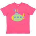 thumbnail image 3 of Inktastic Cute Green Submarine Youth T-Shirt, 3 of 5