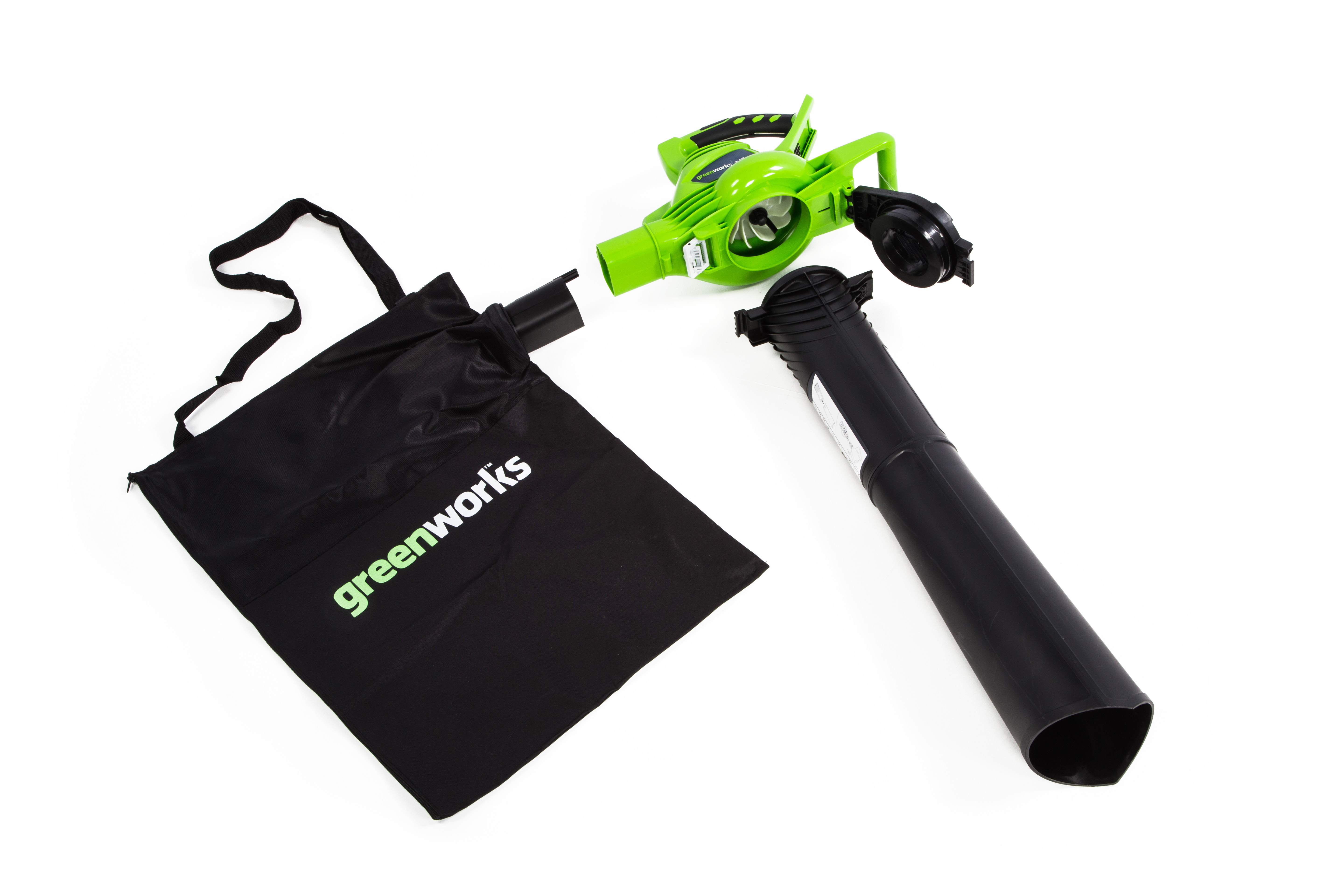 Greenworks 40V 340 CFM Leaf Blower/Vacuum with 4.0 Ah Battery and Charger, 24322 - image 3 of 7