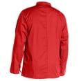 thumbnail image 2 of Chef Code Men's 10 Pearl Button Classic Chef Coat, red, x-small, 2 of 2