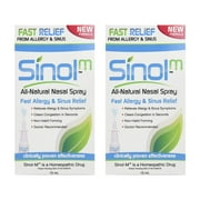 Sinol-M Allergy & Sinus Relief Spray 15 ml, 2 Pack