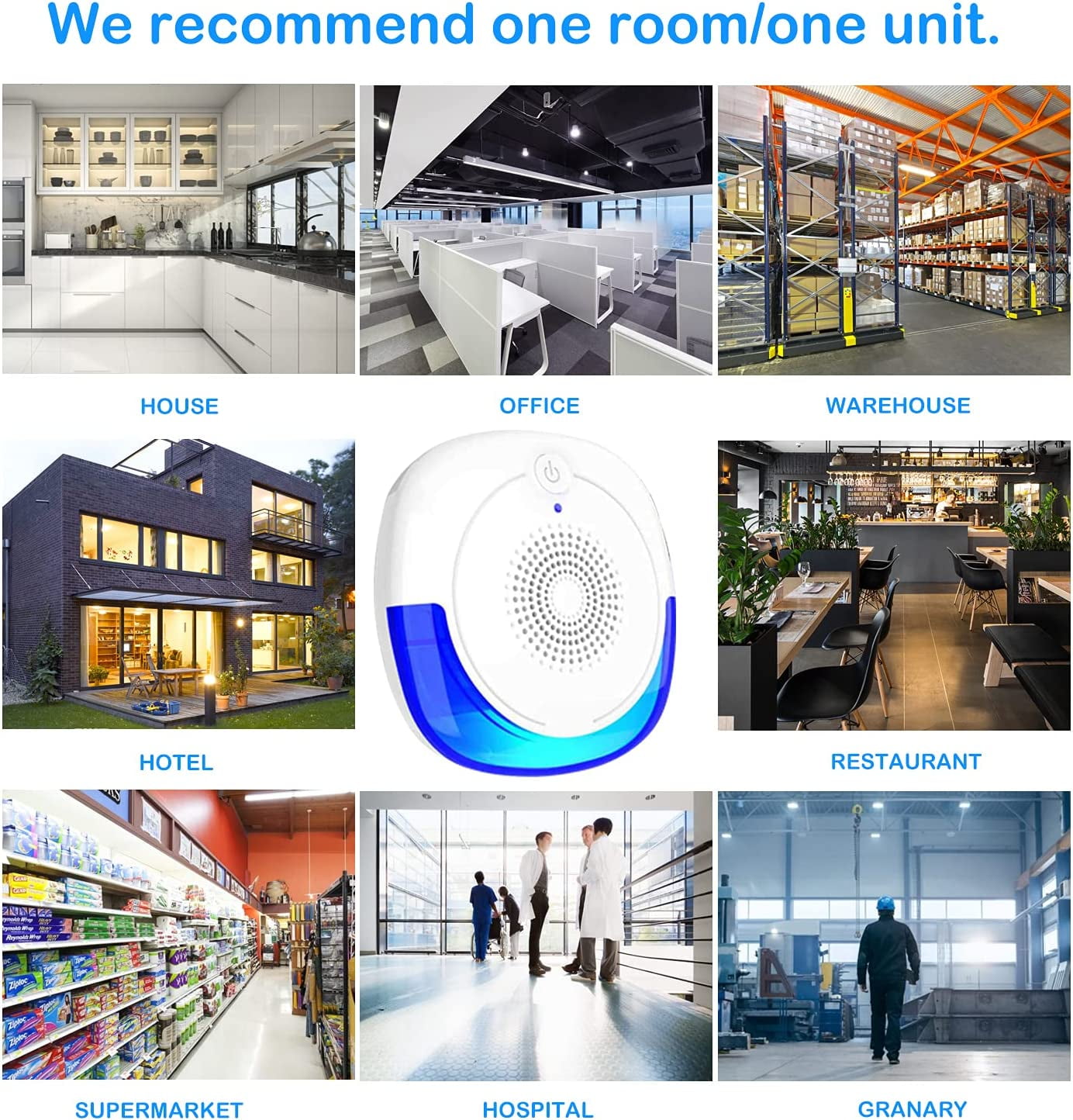 Buy Ultrasonic Pest Repeller, 6 Pack Electronic Pest Repellent Plugin