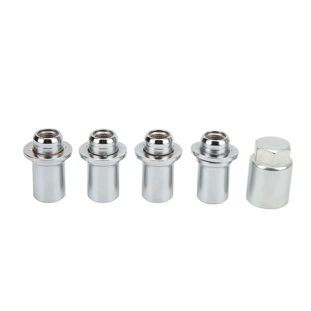 unids/set Kit de bloqueo de rueda de níquel cromado diseño antirrobo de neumáticos piezas de carrocería automotrices 00276-00901