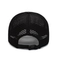 thumbnail image 3 of Mesh Baseball Cap Breathable Lightweight Trucker Mesh Hat for Men Women Quick-Dry Cooling Summer Hat for Outdoor Sports Running Hiking,Light Gray, 3 of 4