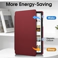 thumbnail image 4 of Fintie Case for Samsung Galaxy Tab A11+ Plus 2025/ A9+ Plus 11 Inch 2023, Slim Shield Multiple Angle Stand with Soft TPU Back Shell Cover, Auto Wake/Sleep, Wine, 4 of 9
