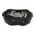 thumbnail image 2 of Gafas de sol para perros, montura negra, protección contra el viento y el polvo, hebilla ajustable, gafas para mascotas para perros medianos o grandes, lentes grises, 2 of 10