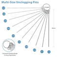 thumbnail image 4 of Shower Head Cleaner Tool, Small Space Hole Anti-Clogging Cleaning Brush, Showerhead Picks, 4 of 9