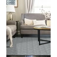 thumbnail image 5 of Unique Loom Outdoor Trellis Collection Area Rug - Deco Trellis (4' 1" x 6' 1" Rectangle Blue/Ivory), 5 of 7