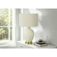 thumbnail image 4 of Lighting, 26"H, Table Lamp, Ivory / Cream Shade, Cream Ceramic, Transitional, 4 of 7