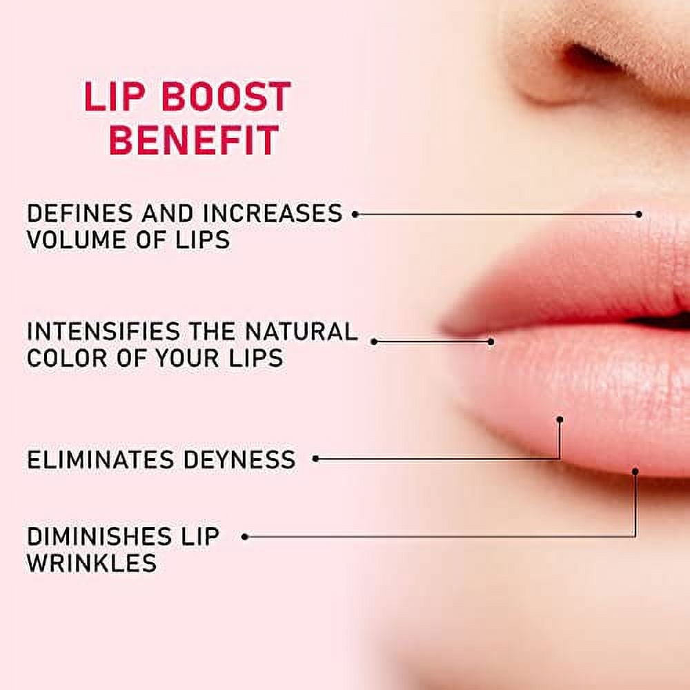 Vitasei Lip Boost Plumping Lip Gloss (0.17 Fl Oz) -Hydrating Lip Enhancer w/Hyaluronic Acid, Collagen Peptides & Coconut Oil -Natural Lip Plumper Serum for Voluminous & Pouty Lips within 28 Days(2pck)