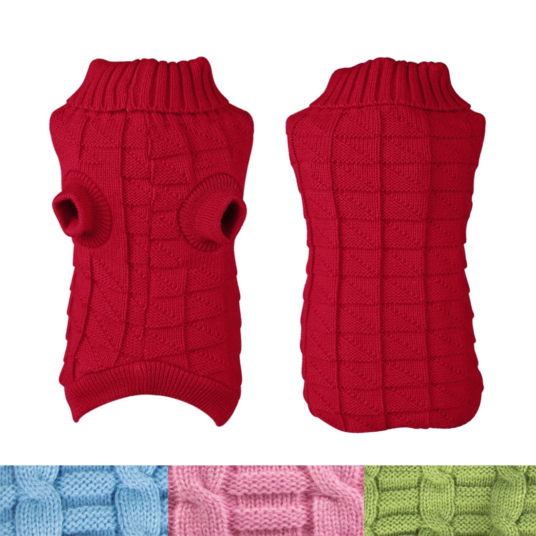 Small Dog Clothes Puppy Pet Warm Sweater Knit Coat Dog Apparel Costumes