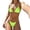 Green, variant on Women 2 Piece Swimsuits High Waisted Bikini Sets Beach Bikini For Two Piece Swimsuit With Flirty Cutouts Summer Resort Swimwear For Confidence 2 Piece Bathing Suits L
