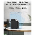 thumbnail image 4 of EASYERA Nugget Ice Maker, 33 libras por día, negro, 4 of 5