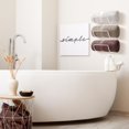 thumbnail image 4 of Sorbus Towel Holder For Bathroom Wall - 12 Level Wall Mounted Towel Rack Shelves For Rolled Bath Towels Washcloths Linen - Hanging Towel Racks For Bathroom Spa Salon Towel Storage Organizer, 4 of 5