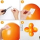 thumbnail image 4 of 200Pcs Balloon Glue Point Dot Removable Glue Adhesive Clear Sticky Tack Crafts Tape Dots for Artcraft Supplies Wedding Party Decoration (200), 4 of 4