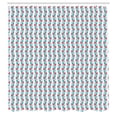 thumbnail image 2 of Ambesonne Vintage Shower Curtain, Simplistic Tulips Pattern, 69"Wx84"L, Dark Pink Turquoise Teal, 2 of 4