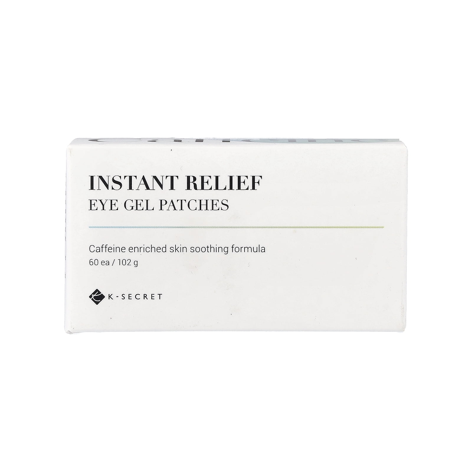 K-Secret Eye Gel Patches, Instant Relief, 60 Patches