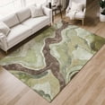 thumbnail image 6 of Addison Rugs Mayfield Premium Machine Washable Transitional Abstract Aloe Rectangle Rug, 9' x 12', 6 of 6