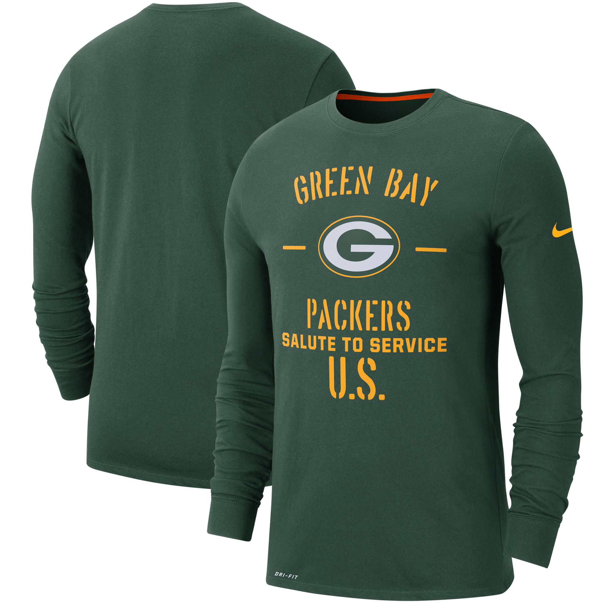 Packers Salute To Service Shirt Green Bay Packers Salute To Service T-shirt  Legend Brown Youth