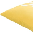 thumbnail image 2 of Surya Lachen LHN-009 20 x 20" Square Cotton Pillow Cover in Saffron Yellow/Cream, 2 of 4