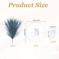 thumbnail image 2 of Uxcell 4 Pcs Wall Decor Metal White Wall Art Hanging Planters with Artificial Pampas, Wall-mounted Decor Metal for Display Artwork Plant Hanging Living Room Bedroom, Blue (Round), 2 of 7
