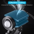 thumbnail image 3 of ruzhgo Alloy Motorcycle Driving Spotlight 9-30V 6 LED IP65 Waterproof Aluminium Case Adjustable Backyard Building Protector Light 1PC 1PC, 3 of 6