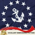 thumbnail image 4 of Boat Flag Yacht Ensign Boat Flags Marine 12x18 Nautical Flags Embroidered Stars, 4 of 5