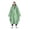 Light Green, variant on Unir Durable Waterproof Hooded Rain Poncho for Adults, Full Zip Closure, Tear-Resistant PU Outdoor Hiking Rain Cape, 1 Piece, One Size