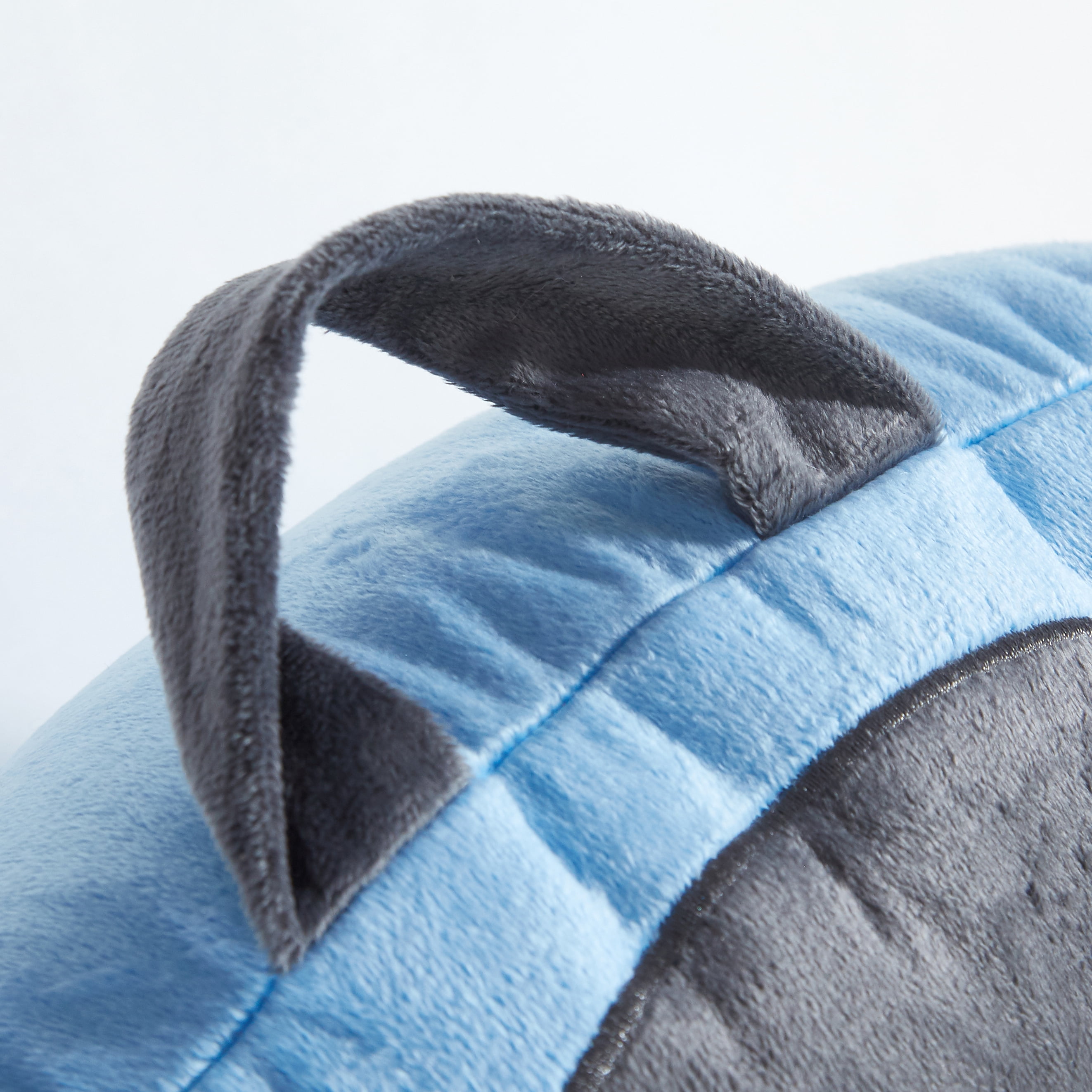 Your Zone Kids Figural Shark Backrest Pillow for Kids, 24" x 17", Multicolor