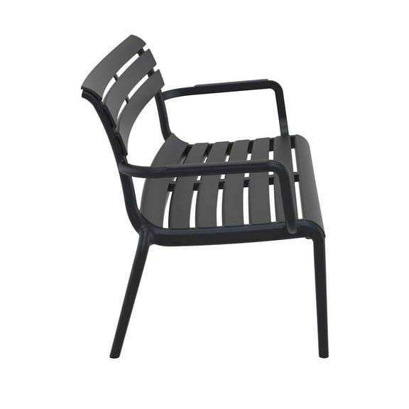 Compamia Paris Outdoor Bench Black