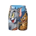 thumbnail image 4 of Tom And Jerry Boy'S Swim Trunks Quick Dry Board Shorts Kids Beach Swim Shorts Bathing Suits Swimsuit, 4 of 8