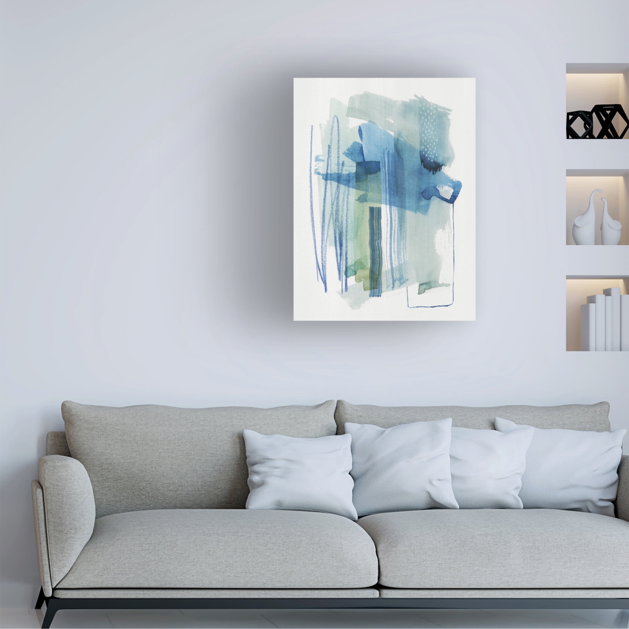 Trademark Fine Art Grace Popp Abstract Oasis I Canvas Wall Art