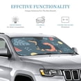 thumbnail image 4 of Bingfone Watermelons Dachshunds Car Windshield Sunshade,Sun Foldable Sun Shield Sun Visor for Car - Small, 4 of 9