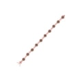 thumbnail image 2 of 10kt Rose Gold Womens Round Brown Diamond Infinity Link Bracelet 2-1/5 Cttw, 2 of 2