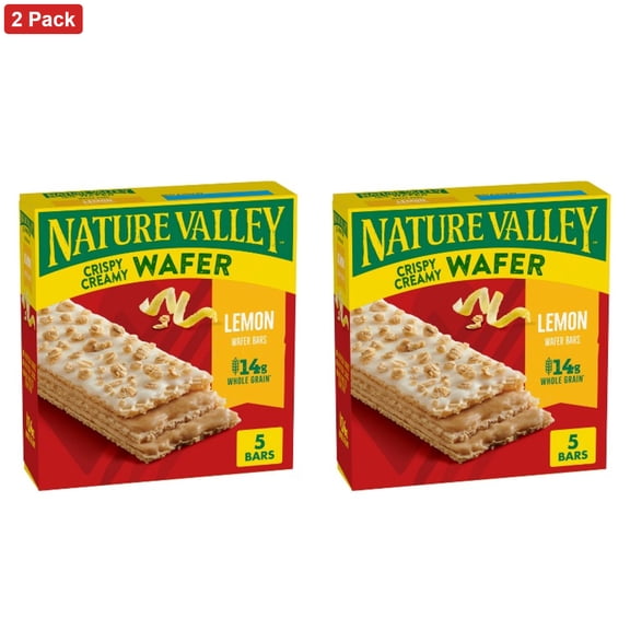 Nature Valley Wafer Lemon Fruit Bars - 5ct