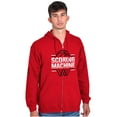 thumbnail image 5 of Cool Basketball Scoring Machine Zip Hoodie Sweatshirt Men Brisco Brands S, 5 of 6